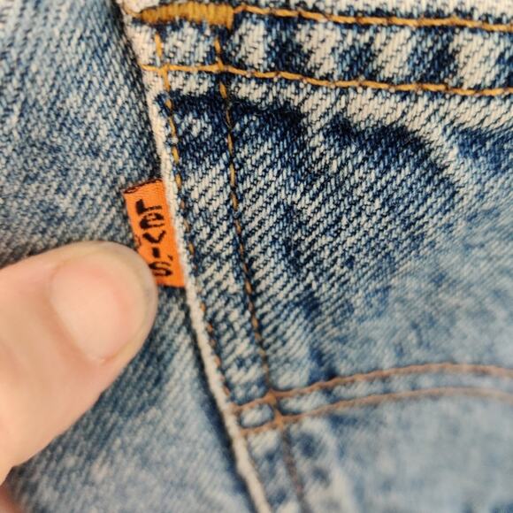 Levi’s Vintage 90s Orange Tab 950 Misses “Mom Jeans” Size 18 1/2 (29 inch waist) - Picture 4 of 10